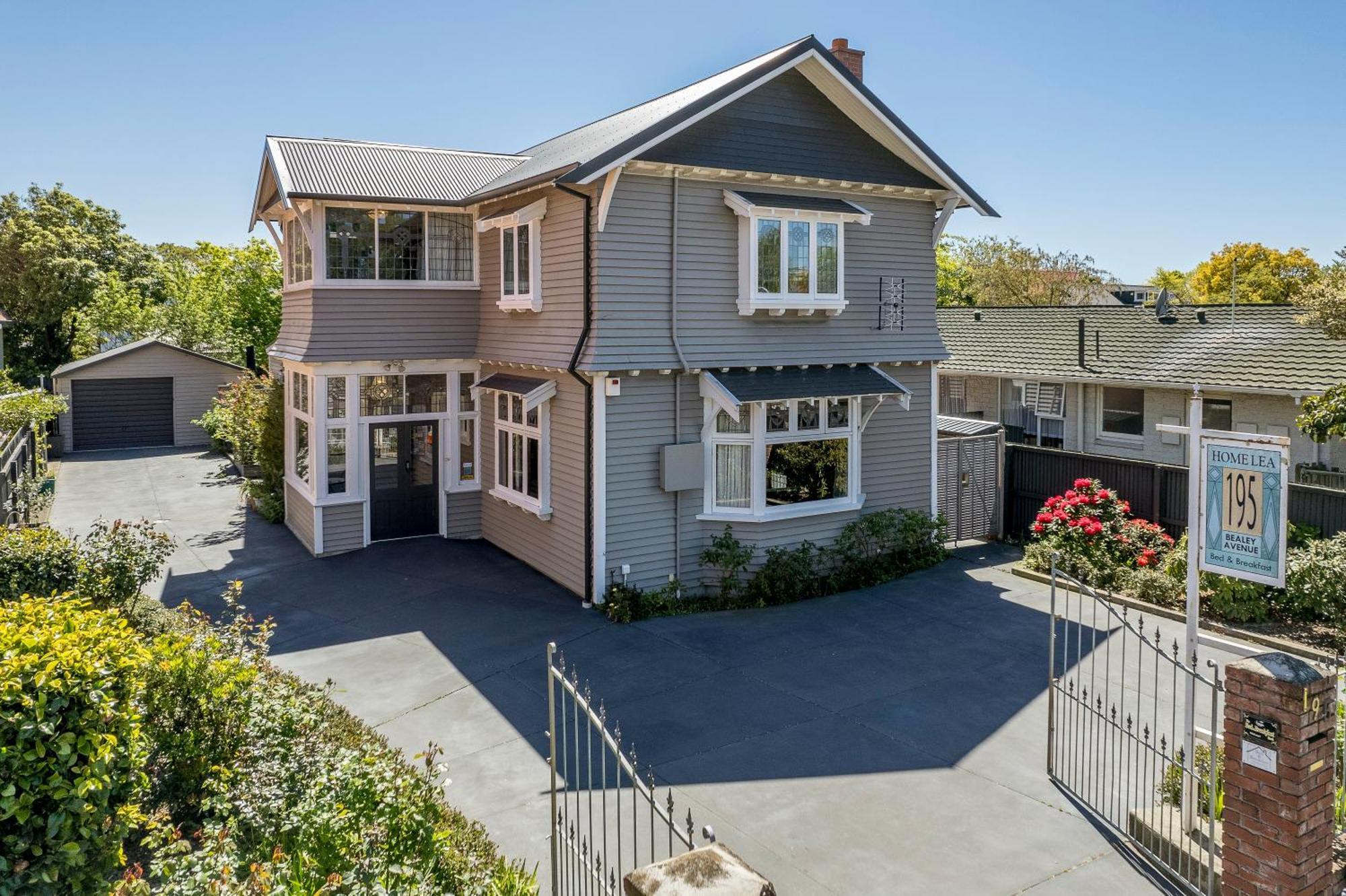 Homelea Bed And Breakfast Christchurch Exterior foto